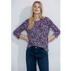 Cecil print shirt universal blue 320998 25512