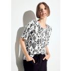 Cecil ornament print shirt vanilla 321507 33474