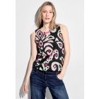 Cecil print top black 321533 30001