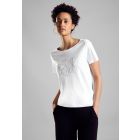 Street One tekst shirt white 321684 30000