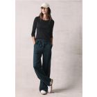 Cecil basis lange mouw shirt black 322077 10001