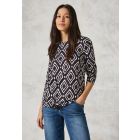 Cecil print shirt charcoal grey 322270 26135