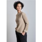 Street One zachte streep trui honey sand 322591 26