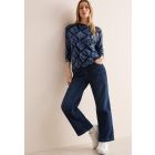 Cecil print shirt universal blue 322608 35512