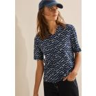 Cecil print shirt universal blue 322918 35512