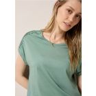 Cecil shirt matcha green 323100 16695