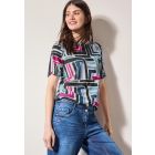 Cecil print shirt light alabaster 323104 32259