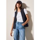 Cecil sweat gilet universal blue 323135 15512