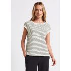 Street One streep top off white 323500 20108