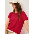 Cecil structuur shirt apple red 323524 16759