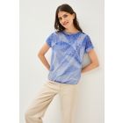 Cecil burn out shirt urban navy 323533 36715