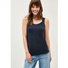 Cecil fijn brei top navy blue 323543 16715