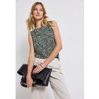 Street One print top pine green 323571 26618