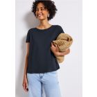 Street One shirt deepwater blue 323695 16859