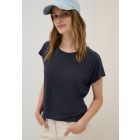 Cecil mix shirt urban dark blue 323719 16831