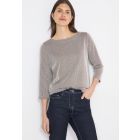 Cecil streep shirt macchiato brown 324037 27493