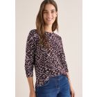 Cecil zacht print shirt eggplant red 324148 27130