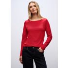 Street One basis lange mouw racing red 324176 1686