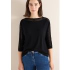 Cecil kanten shirt black 324281 10001
