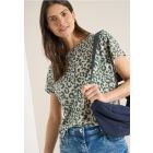 Cecil animalprint shirt macadamia 324461 27307