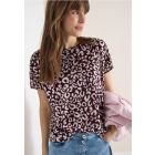 Cecil animalprint shirt burgundy 324461 27309