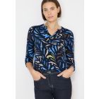 Cecil print shirt universal blue 324553 35512