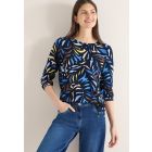 Cecil print shirt universal blue 324561 35512
