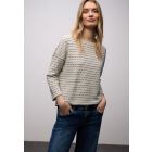 Street One streep trui off white 324631 30108