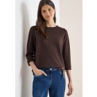 Cecil sweatshirt macchiato brown 324663 17493