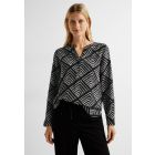Cecil grafische print blouse black 344184 20001