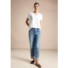 Street One v-hals blouse white 344812 10000 