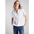 Street One structuur blouse white 344821 10000