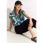 Cecil print blouse vanilla white 344829 33474