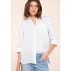 Cecil linnen blouse white 345377 10000