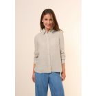 Cecil linnen blouse pumice beige 345377 16247