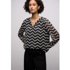 Street One zigzag blouse black 346165 20001