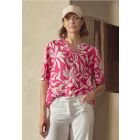 Cecil print blouse beetroot pink 346452 37492