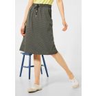 Cecil midi streep rok utility olive 360842 23036