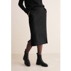 Cecil brei rok met glitter black 361635 14500