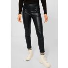 Cecil vegan leather broek zwart 374618 10001