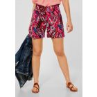 Street One print short cherry red 375268 33650