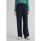 Street One wide leg broek deep blue 376036 11238