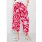Cecil linnen print broek strawberry 376140 34472