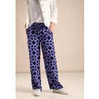 Street One print broek violet blue 377879 35817