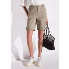 Street One katoenen short buff grey 378686 16381