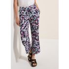 Cecil print broek vanilla white 379234 33474