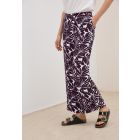 Cecil print broek mulberry red 379527 36900