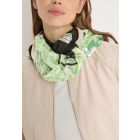 Cecil ronde print sjaal raw khaki 573024 37406-A