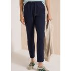 Cecil jersey broek Tracy dark blue 380929 16831