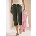 Cecil 3/4 New York broek khaki 380393 17403